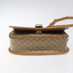 Celine Vintage Macadam Shoulder Bag Canvas and Leather - image 16