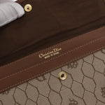 Christian Dior Vintage Honeycomb Flap Wallet Coated Canvas Long - image 6