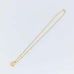Christian Dior CD Round Pendant Necklace Metal - image 2