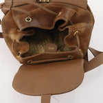 Gucci Vintage Bamboo Backpack Suede and Leather - image 20