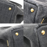 Prada Canapa Convertible Tote Denim Medium - image 9