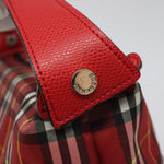 Burberry Nova Check Handbag Leather and Nylon - image 17