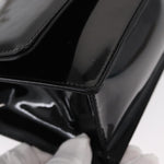 Salvatore Ferragamo Gancini Chain Shoulder bag Patent leather - image 8