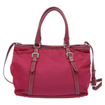 Prada Convertible Belted Hobo Tessuto with Leather Medium - image 2