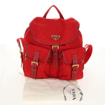 Prada Vela Double Front Pocket Backpack Tessuto with Saffiano Leather Medium - image 15