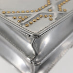 Christian Dior Ultra Matte Diorama Vertical Clutch on Chain Studded Leather - image 12