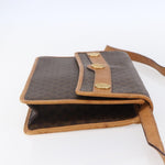 Celine Vintage Macadam Shoulder Bag Canvas and Leather - image 4