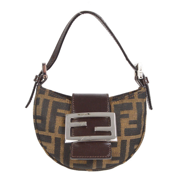 Fendi Vintage Croissant Bag Zucca Canvas Mini - image 1