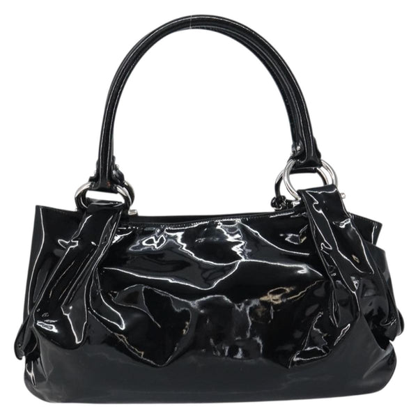 Salvatore Ferragamo Gancini Tote Patent leather