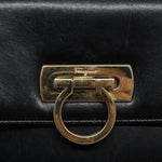 Salvatore Ferragamo Gancini Convertible Top Handle Bag Leather Mini - image 12