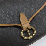 Christian Dior Vintage Honeycomb Shoulder Bag Canvas and Leather - image 12
