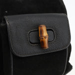 Gucci Gucci bamboo backpack daim mini - image 20