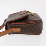 Celine Vintage Macadam Shoulder Bag Canvas and Leather - image 4