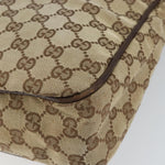 Gucci Vintage Shoulder Bag GG Canvas and Leather Small - image 11
