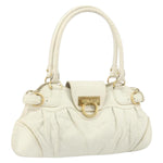 Salvatore Ferragamo Gancini handbag Leather - image 14