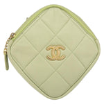 Chanel Diamond Chain Crossbody Bag Quilted Lambskin Small - image 19