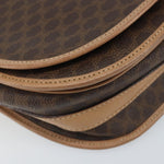 Celine Vintage Macadam Shoulder Bag Canvas and Leather - image 9