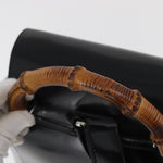 Gucci Vintage Bamboo Backpack Patent leather - image 8