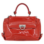 Salvatore Ferragamo Gancini handbag Patent leather - image 17