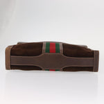 Gucci Vintage Web Sherry Line Handbag Suede - image 14