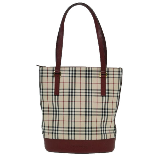 Burberry Nova Check Tote Canvas and Leather - image 1