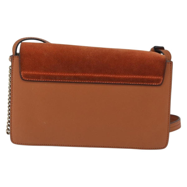 Chloe Faye Shoulder Bag Leather and Suede Small