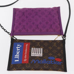 Louis Vuitton Double Flat Messenger Bag Limited Edition Logo Story Monogram Canvas and Denim - image 15