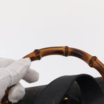 Gucci Vintage Bamboo Backpack Suede Medium - image 18