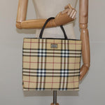 Burberry Nova Check Handbag Nova Check Canvas - image 13