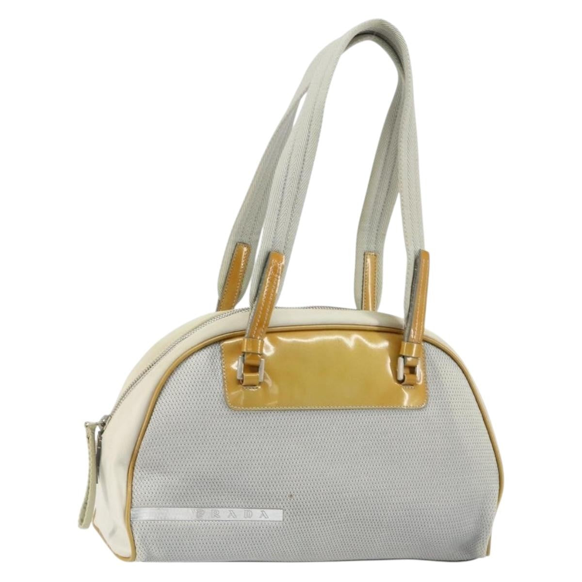 Prada Vintage Zip Handbag Tessuto - image 1