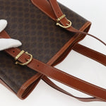 Celine Vintage Macadam Handbag Canvas and Leather - image 13