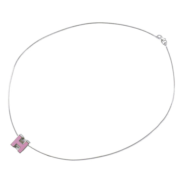 Hermes Cage d'H Pendant Necklace Metal - image 1
