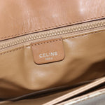 Celine Vintage Macadam Shoulder Bag Canvas and Leather - image 6