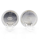 Chanel CC Round Clip-On Earrings Glitter Resin - image 4