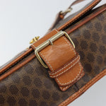 Celine Vintage Macadam Shoulder Bag Canvas and Leather - image 20
