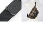 Fendi Front Pocket Waist Bag Pequin Canvas - image 12