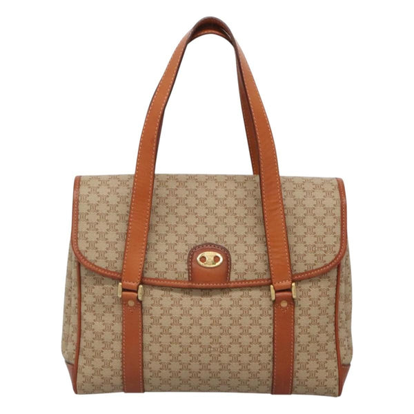 Celine Vintage Macadam Handbag Canvas and Leather - image 1