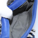 Chanel Diamond Stitch Chain Flap Bag Quilted Iridescent Calfskin Small - image 5