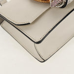 Miu Miu Madras Crystal Buckle Shoulder Bag Leather Small - image 9