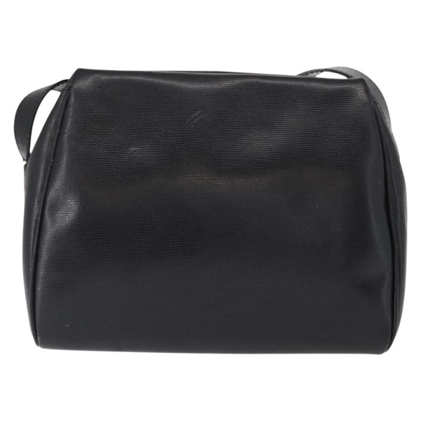 Celine Vintage Circle Logo Crossbody Bag Leather Small