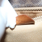 Celine Vintage Macadam Shoulder Bag Canvas and Leather - image 7