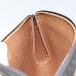 Christian Dior Vintage Honeycomb Zip Pouch Canvas and Leather - image 17