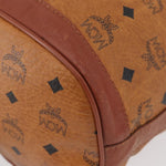 MCM Visetos Shoulder bag Canvas and Leather - image 10