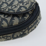 Christian Dior Vintage Saddle Coin Purse Diorissimo Canvas - image 8