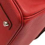 Hermes Birkin Handbag Red Togo with Palladium Hardware 35 - image 9