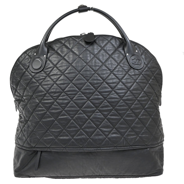 Chanel Horizontal Sport Weekender Bag Quilted Coated Canvas XL - image 1