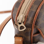 Celine Vintage Macadam Shoulder Bag Canvas Small - image 13