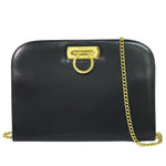 Salvatore Ferragamo Vintage Gancini Chain Shoulder Bag Leather Small - image 1