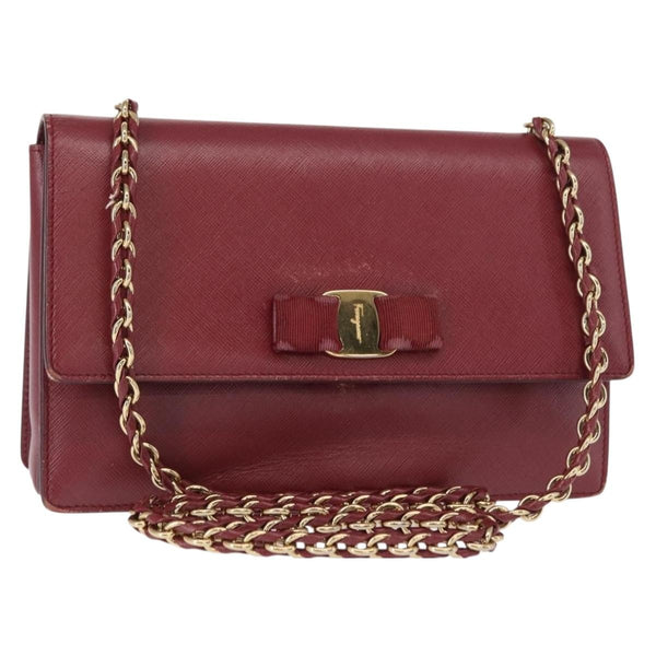 Salvatore Ferragamo Vala Chain Shoulder bag Leather - image 1