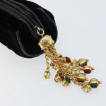 Chanel Vintage gripoix Clutch Velvet - image 13